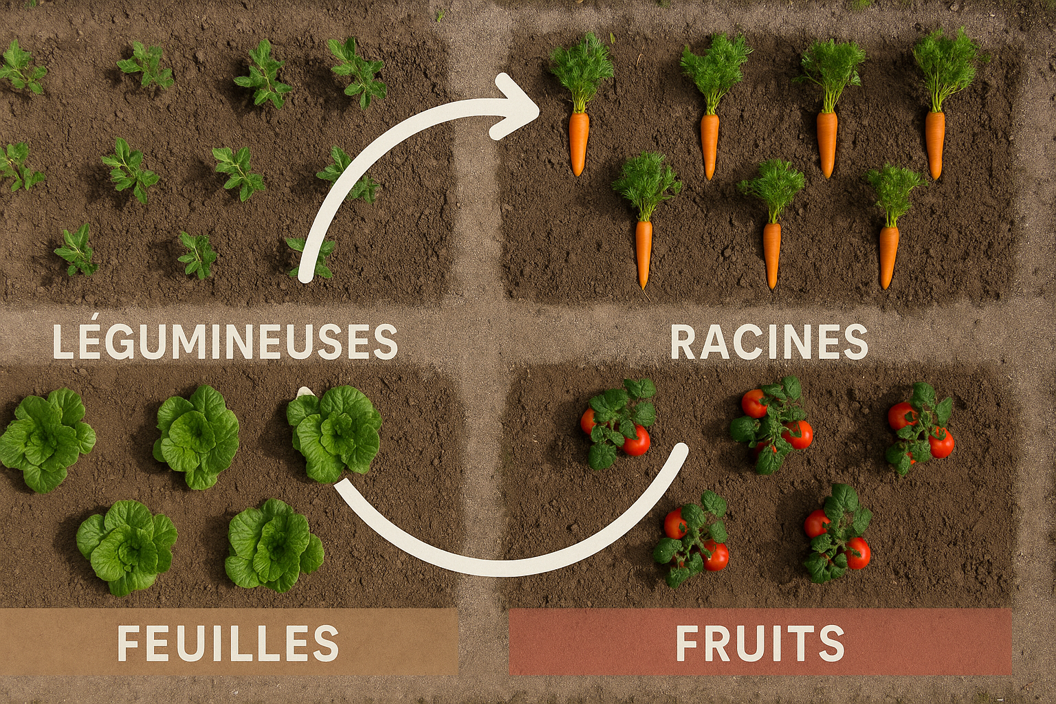 🌱 La rotation des cultures : un secret de jardinier pour un potager sain et productif