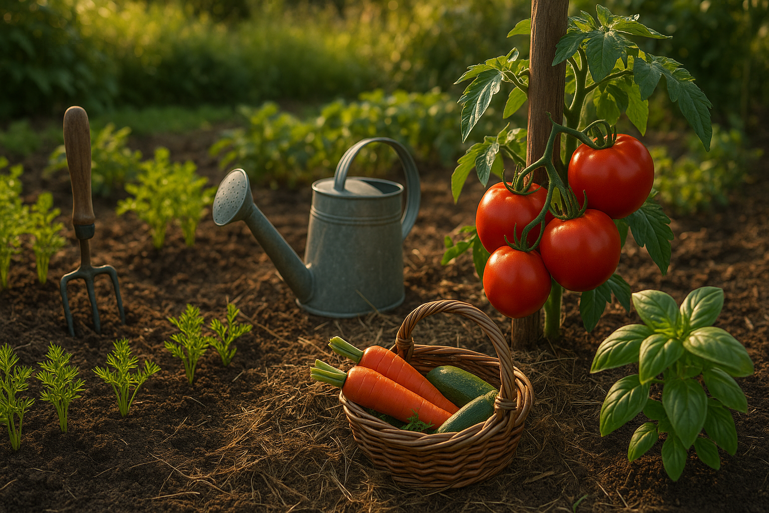 Entretenir son potager en été : les bons réflexes