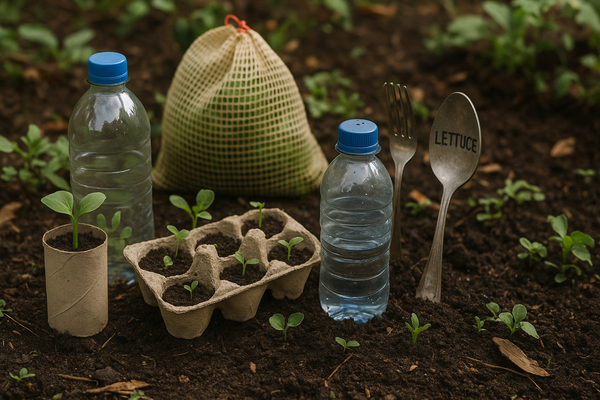 Comment recycler des objets du quotidien au potager ?